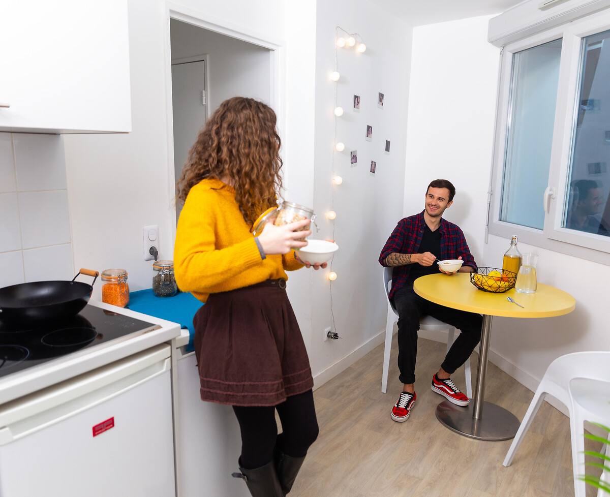 Shared apartment in the residence for students and young professionals Paris La Defense Grande Arche