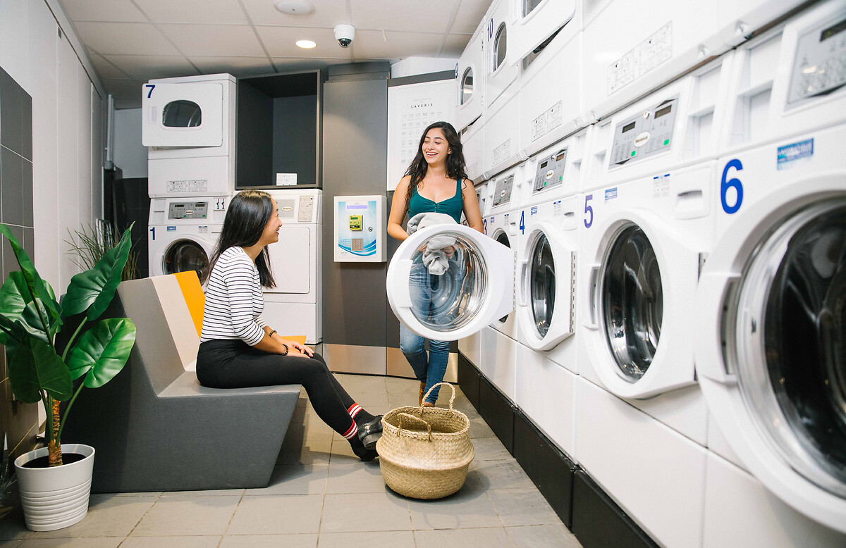 Laundry of the residence for students and young professionals Paris La Defense