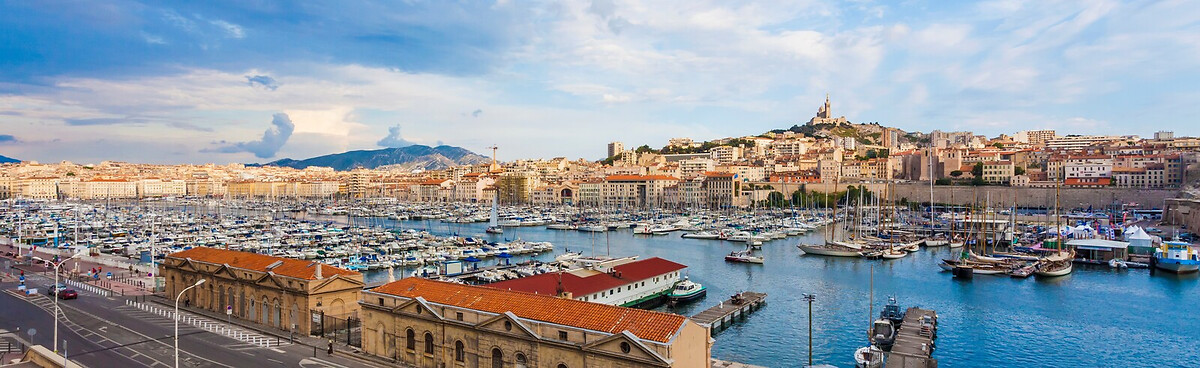 Vue port Marseille