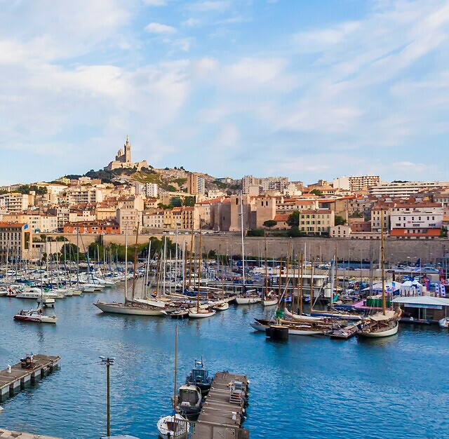 Port view Marseille