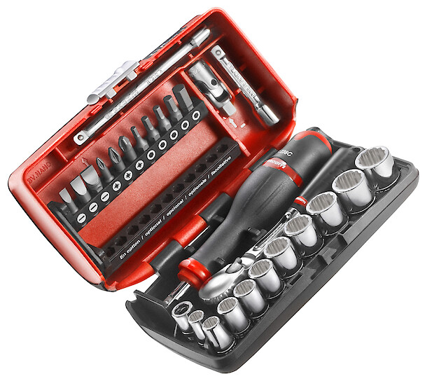 COFFRET DOUILLES 1/4' 12 PANS