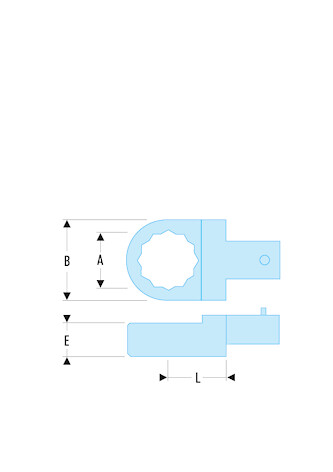 EMBOUT POLYGONAL CLE DYNA 7