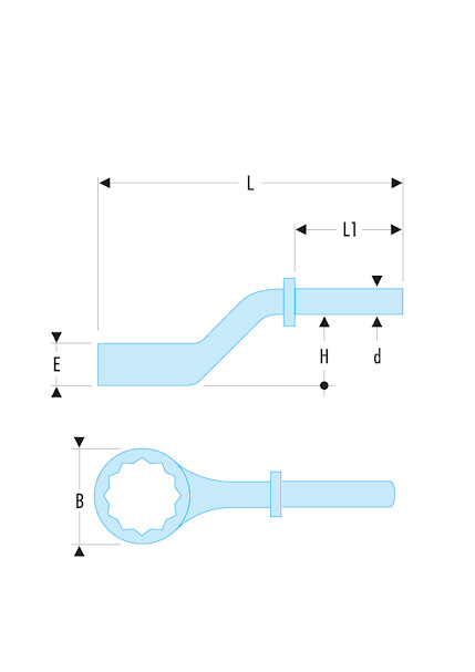 CLE POLYGO GROS EFFORT 46MM