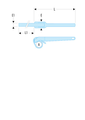 CLE A SANGLE NYLON 2'