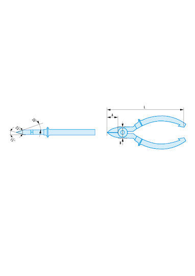 PINCE COUPANTE DIAG 8" SR