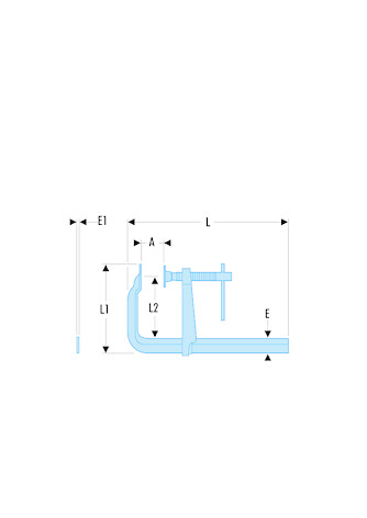 SERRE-JOINT A POMPE 60CM LARGE