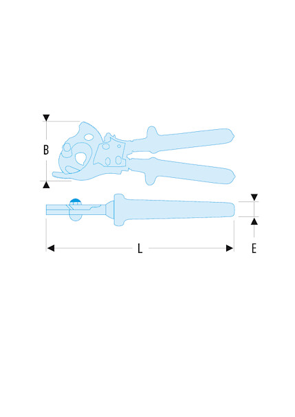 COUP CAB ISOLE A CLIQUET 52MM