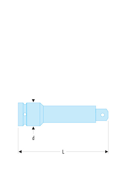 RALLONGE IMPACT 3/4' 175MM