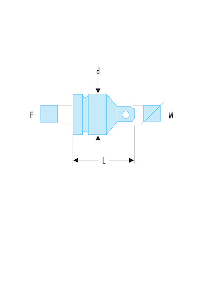 REDUCTEUR IMPACT 1' - 1' A 3/4' - 154MM