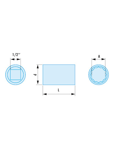 1/2"  DOUILLE METRIQUE - 14 SR