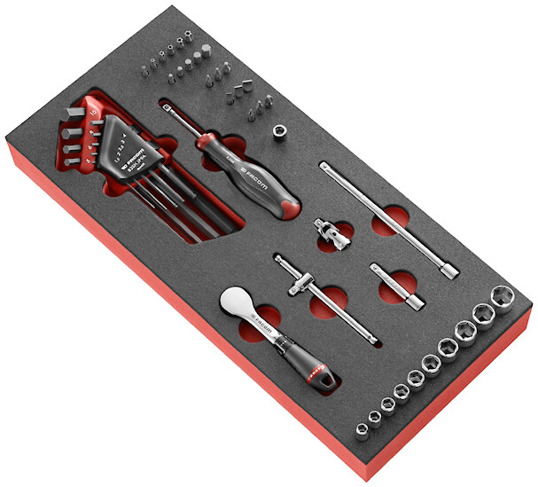 MOD MOUSSE DOUIL 1/4 6P MM R.181 46PC