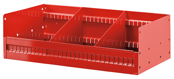 ÉTAGÈRE INCLINÉE AVEC 2 DIVISEURS 435x275x185 MM