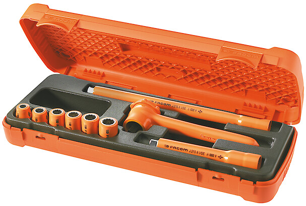 COFFRET DE 9 OUTILS 3/8' ISOL